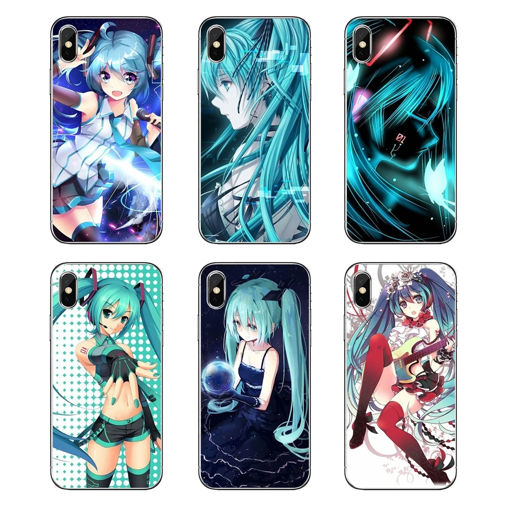 Anime Dakimakura Japan Hatsune Miku Patterned Phone Shell Covers For Samsung Galaxy Note 8 9 S9 S10 A8 A9 Star Lite Plus A6S A9S |