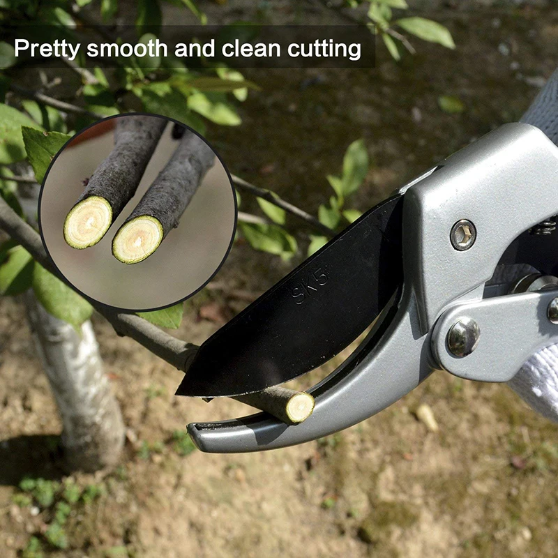 Ножничные ножницы FIRMOR из высокоуглеродистой стали садовые с храповым механизмом