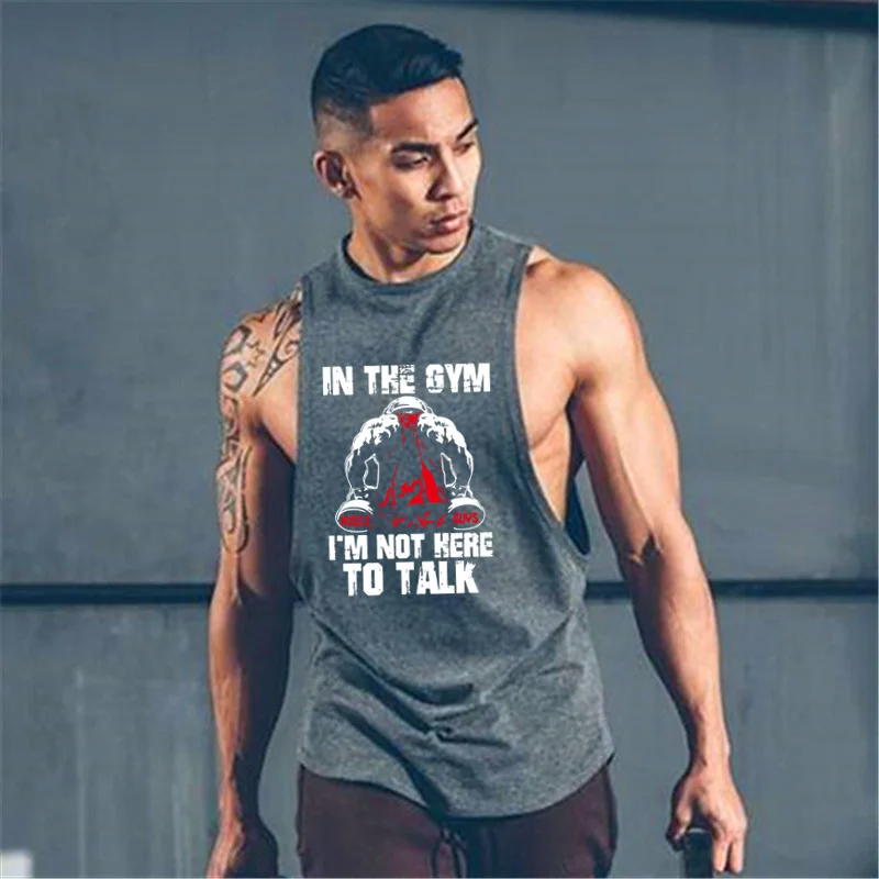 

Brand Workout Clothing Muscle Bodybuilding Stringer Tank Top Mens Fitness Singlets Cotton Sleeveless Shirt Sportwear Undershirt