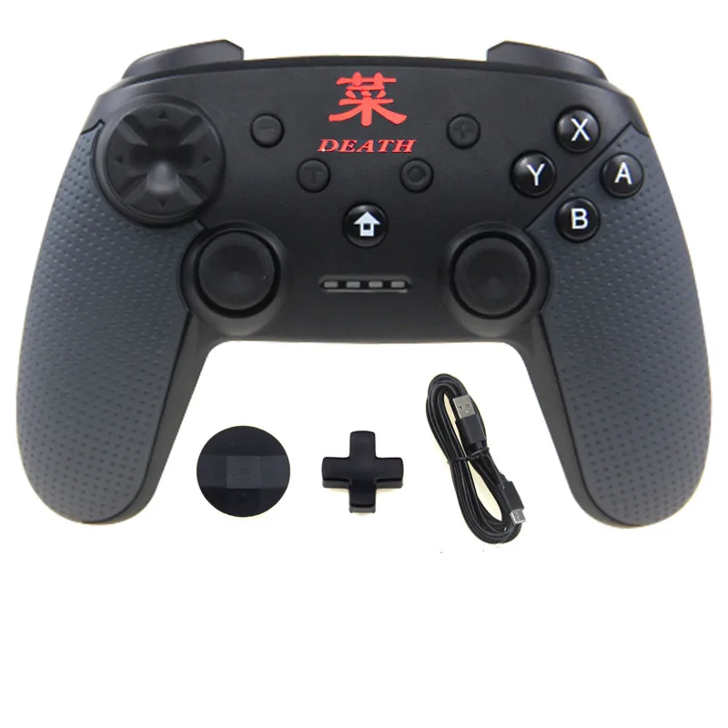 BLACK Cai Профессиональный беспроводной геймпад с Bluetooth и джойстиком для Nintendo Switch Console и PC - Цвет: BLACK Cai