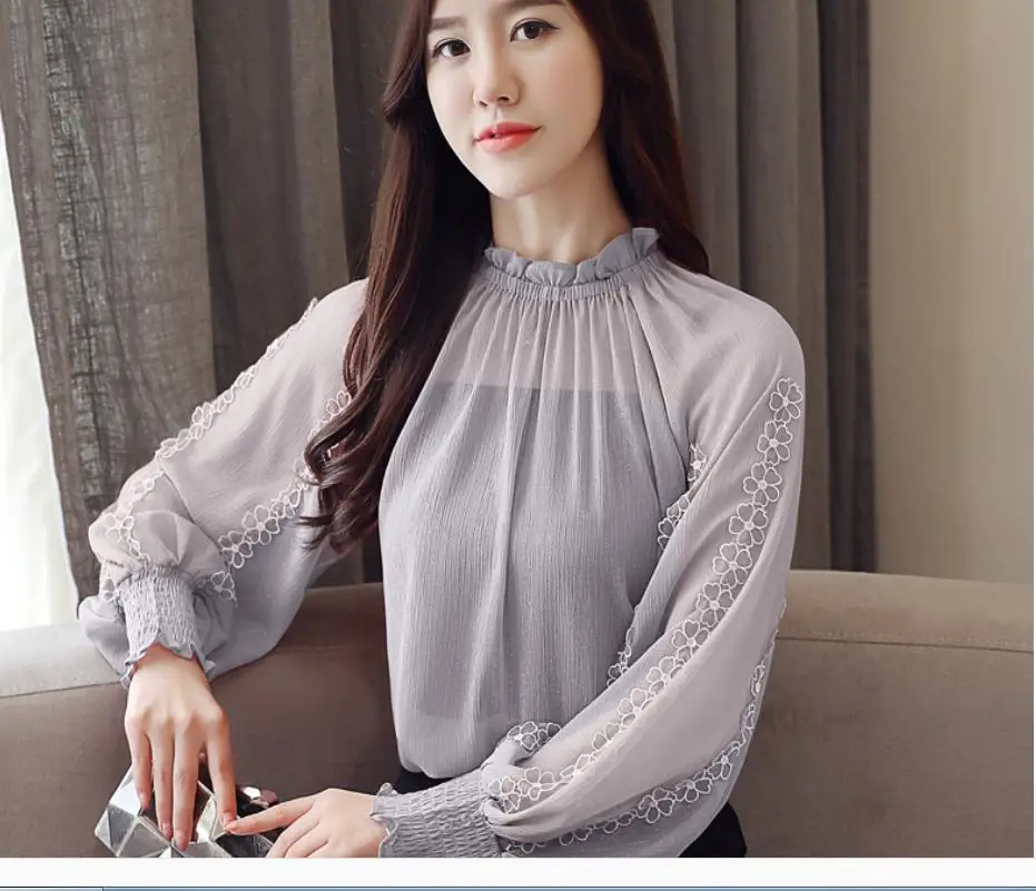 

2021 spring and autumn Summer Long sleeve Women's shirt