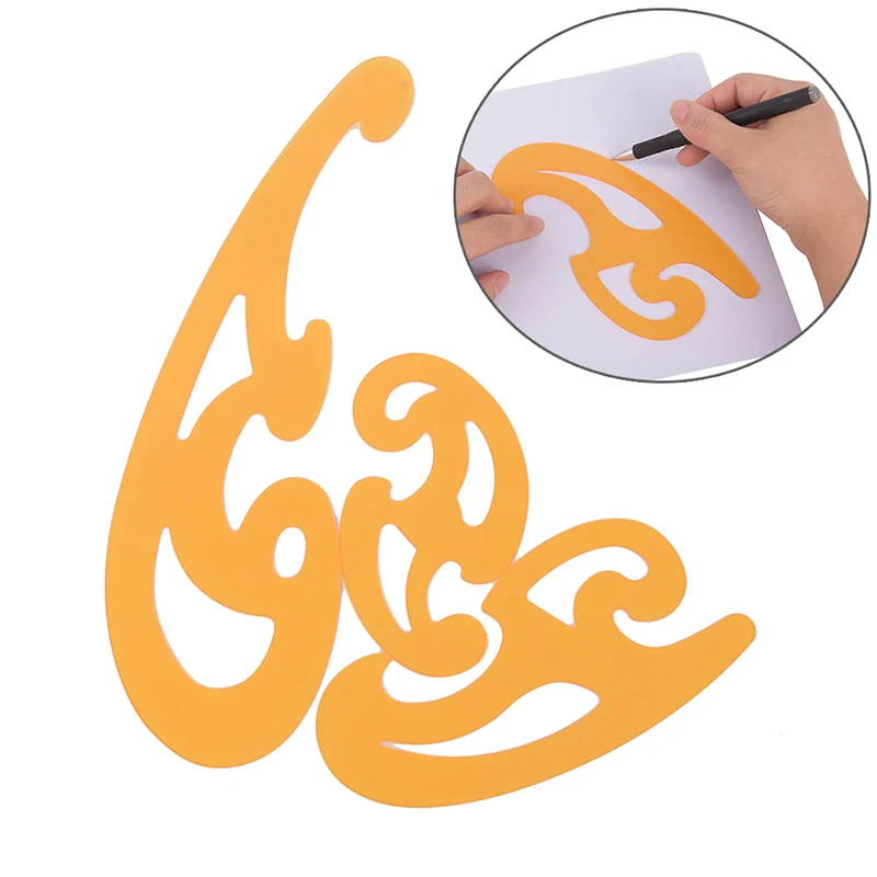 Шаблон для вычерчивания кривых рисования трафарет Швейные линейки ремесел 3