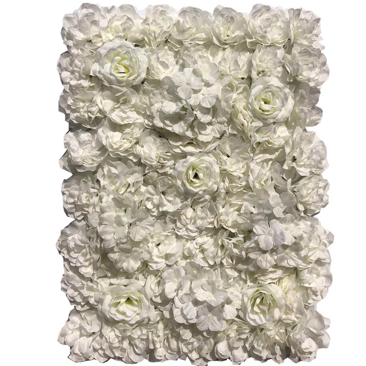 

Hot Artificial Flower Plant Fake Rose Silk Flower Board Home Decor Flower Wall Wedding Mariage Party Graden Office Hotel Decor
