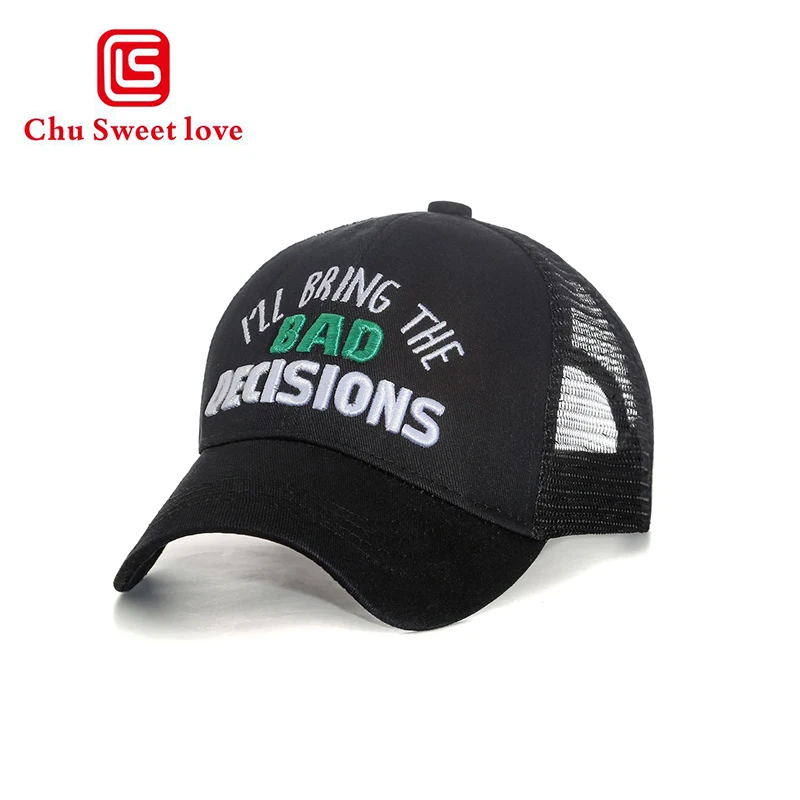 

Baseball Cap Casual Cotton Hip Hop Caps Embroidery Fitted Snapback Caps Women Ponytail Baseball Caps Messy Bun Adjustable Hat