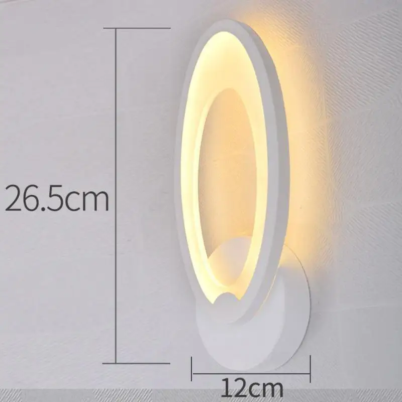 Современная светодиодный ная настенная лампа для ванной комнаты спальни 11 Вт