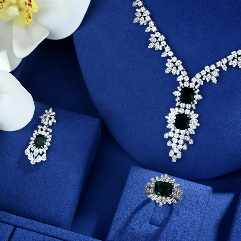 Be 8 роскошные женские ювелирные изделия квадратной формы свадебный набор