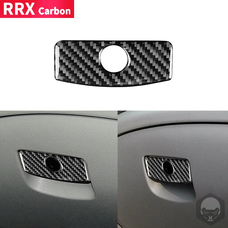 

RRX for Subaru Impreza 2009-2011 Real Carbon Fiber Car Copilot Glove Box Handle Decorate Sticker Car Styling Accessories