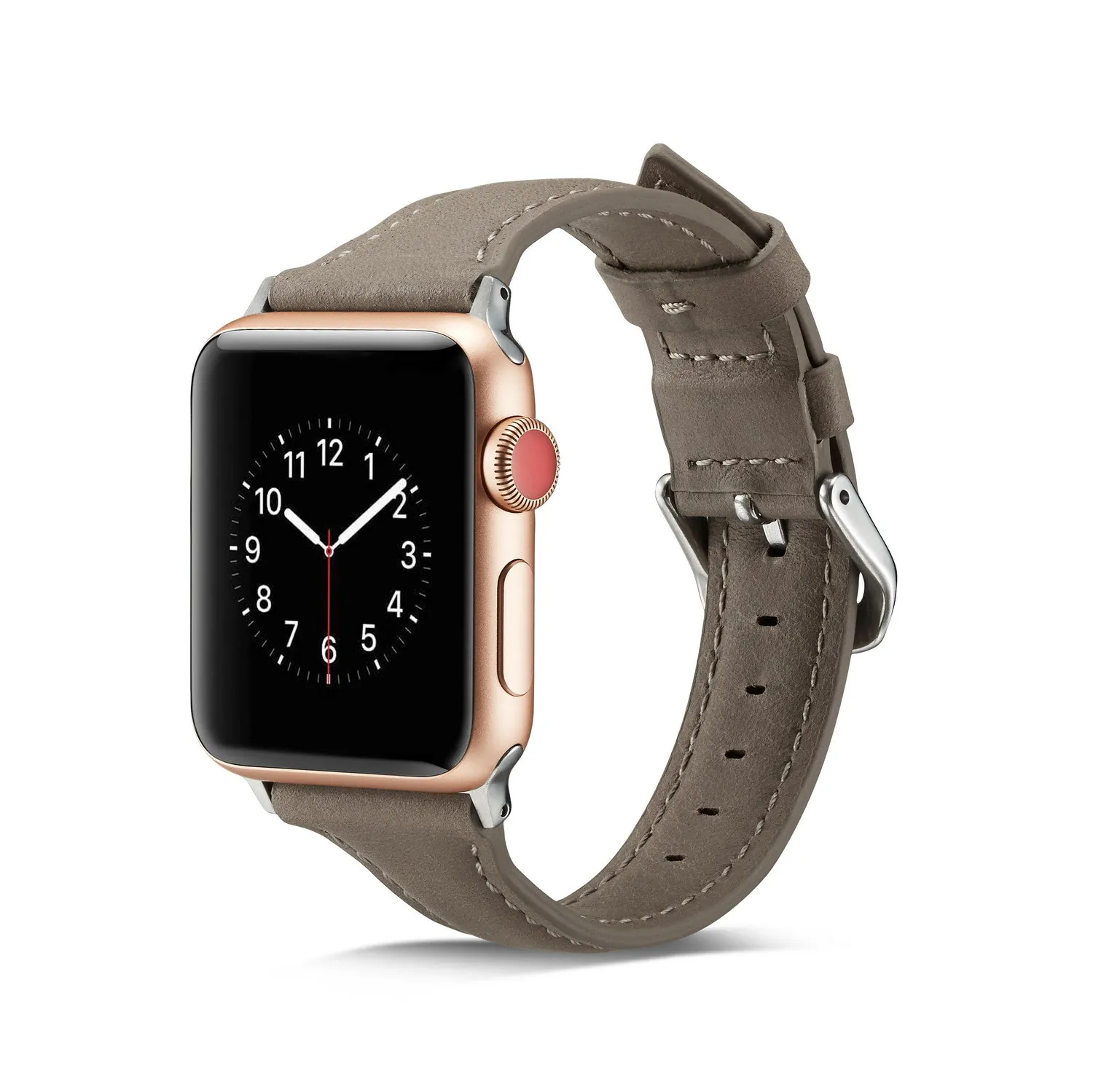 Ремешок из натуральной кожи для часов Iphone Watch 4 44 42 мм I Watch браслеты 40 38 мм ремешки для умных часов для Apple Watch 3/2/1