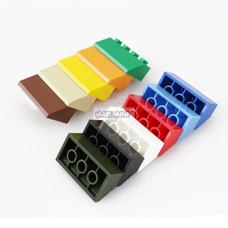 Marumine 2x4 Slope Bricks Part Roof 45 Classic Block Toys Create Building Blocks MOC Compatible Educational DIY Toy | Игрушки и хобби