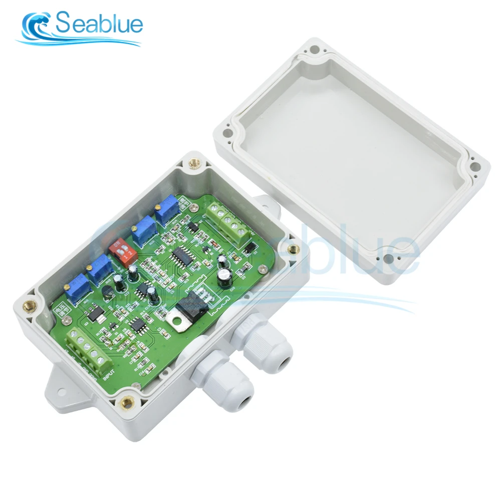 

DC 12V 24V 4-20ma Weighing Transmitter Weighing Amplifier Weight Sensor Voltage Current Converter Load Cell Amplifier