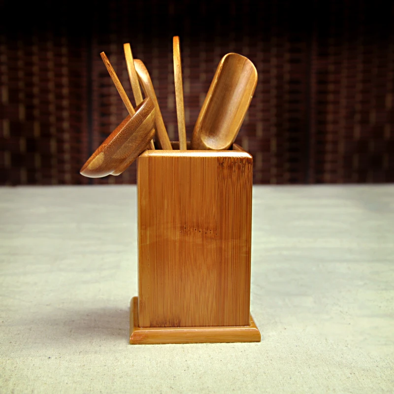 [GRANDNESS] Китайский чайный набор Ча Дао из 6 предметов бамбуковая чайная посуда Kongfu