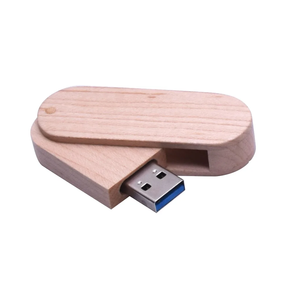 Maple wood Овальный usb+ коробка флэш-накопитель USB 3,0 Флешка 128gb горячая Распродажа usb флешка фотография подарок ручка диск более 10 шт бесплатный логотип - Цвет: Maple wood