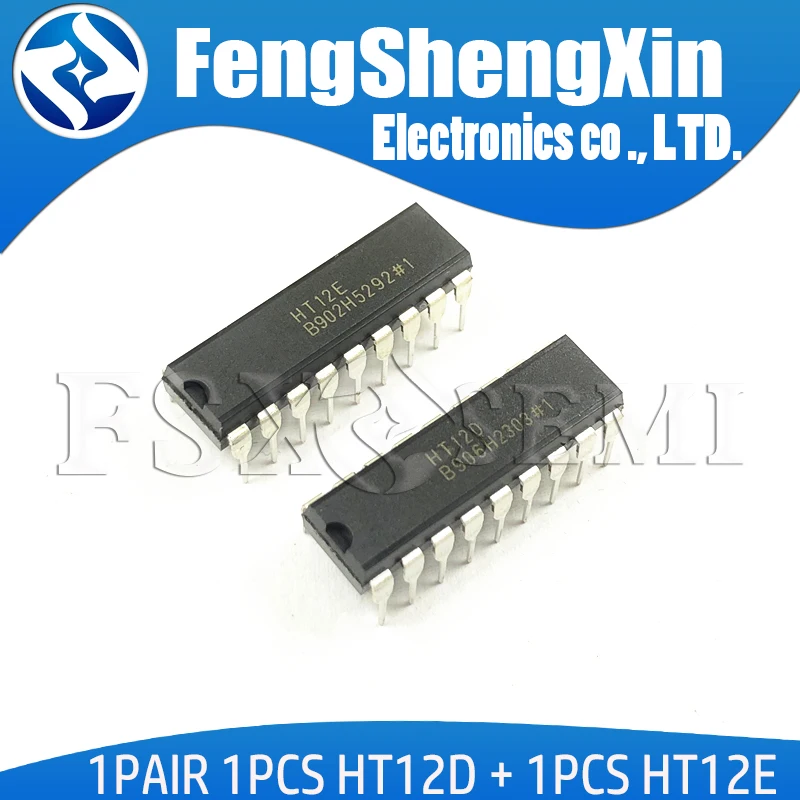 100% Новинка 1 пара шт. HT12D + HT12E 2 DIP 18 IC|Интегральные схемы| |