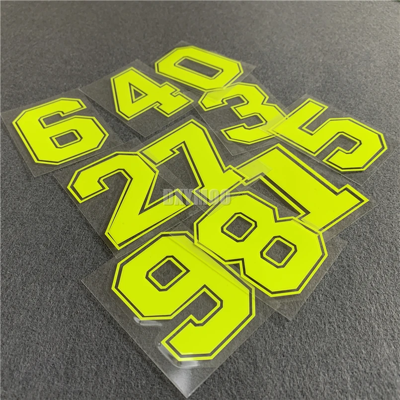 Автомобильный Стайлинг виниловые наклейки номер 12469385 мото гоночный шлем козырек