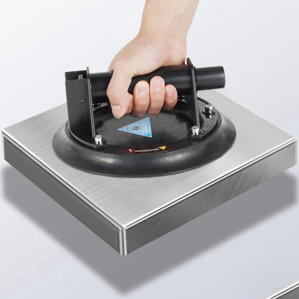 

8 Glass Suction Cup Heavy Duty Handheld Vacuum Glass Lifter 220kg Load Capacity for Glass Tile Stone Carry Granite