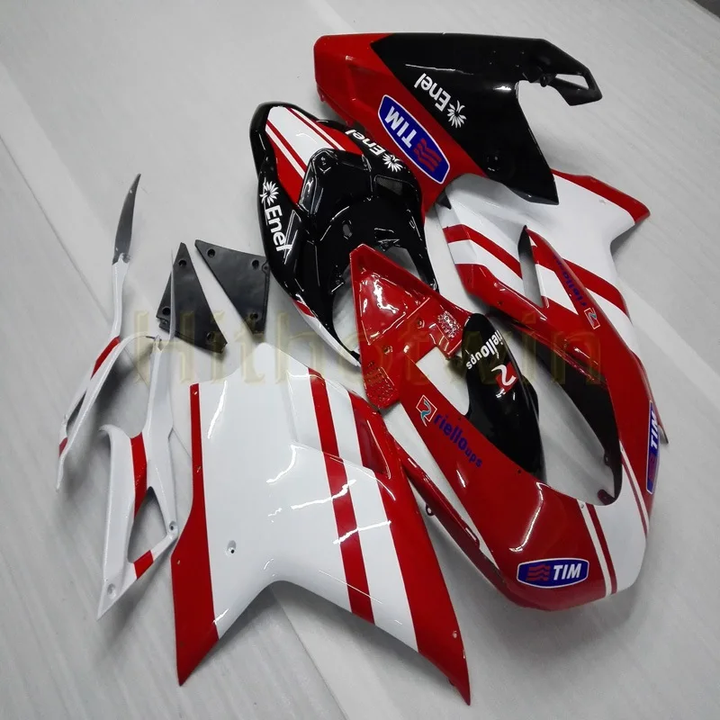 Screws+Custom Injection mold white Motorcycle cowl for 848 1098 1198 2007-2012 ABS fairing M2 | Автомобили и мотоциклы