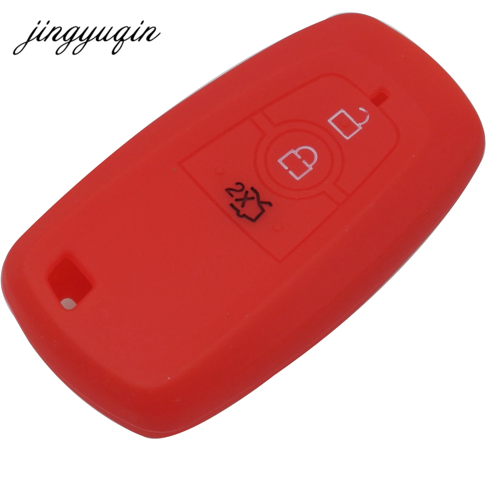 10 шт./лот 3 кнопки силиконовый чехол для автомобильных ключей сумка защитный Ford