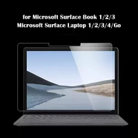 for microsoft surface book 1 2 3 hd tablet tempered glass screen protector for surface laptop 1 2 3 4 go 13 5 15 clear film