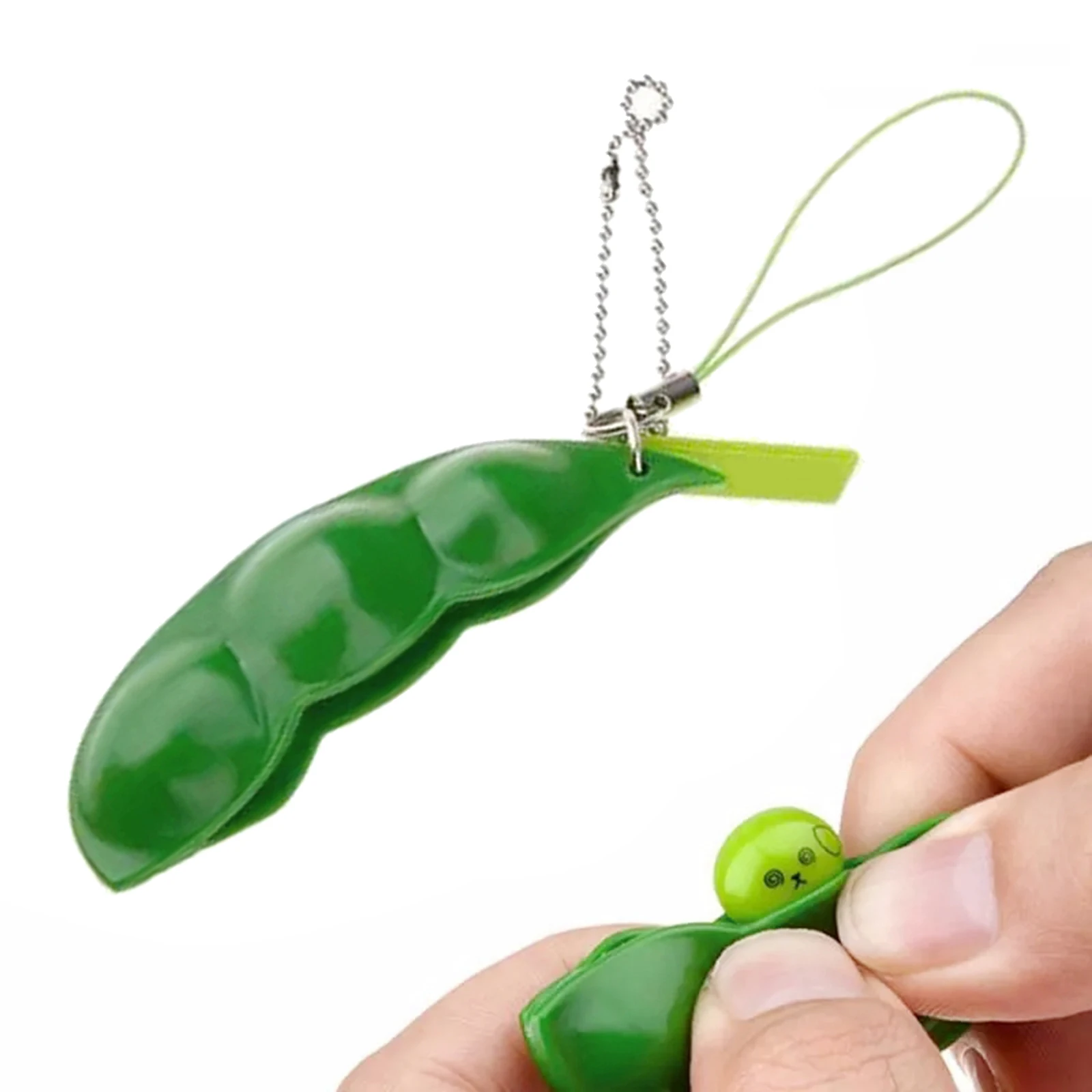 Infinite Squeeze Decompression Bean Toys Squishy Peas Beans Keychain Anti StressToy Gift Fidget | Игрушки и хобби