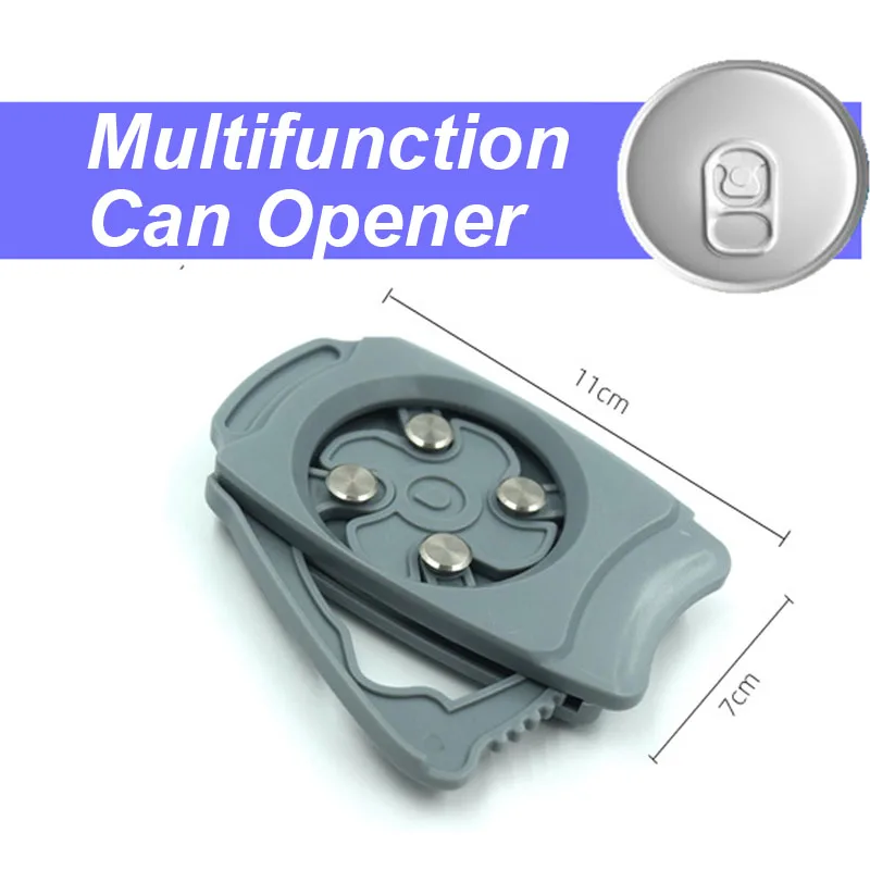 Ручной консервный нож с регулируемой безопасной крышкой многофункциональный