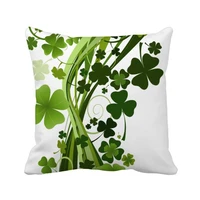 clover tree ireland st patricks day throw pillow square cover