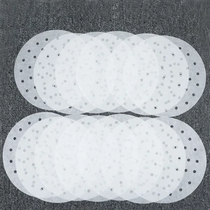 100Pcs 4/5/67/8/ Inch Air Fryer Steamer Papers Non-Stick Steaming Basket Mat Papers  Kitchen Baking Cooking Tools