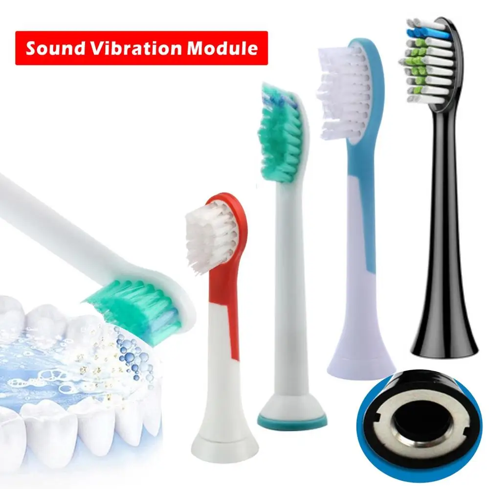 4 шт./лот HX6064 Вибрирующая зубная щетка Сменная головка для Philips Sonicare proresyota Xiaomi HX6013