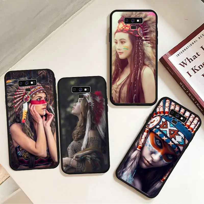 Американских индейцев девушка культуры пикантные чехол для телефона Samsung A50 A51 A71