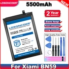 Аккумулятор LOSONCOER 5500 мАч BN59 для Xiaomi Redmi NOTE 10 мобильный телефон
