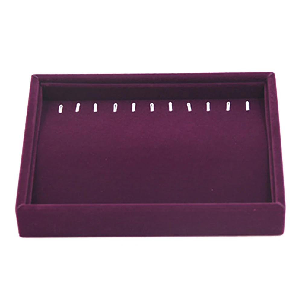 

Velvet Jewelry Box Organizer Home Multifunctional Velvet Ring Box Watch Storage Box Necklace Pendant Bracelet Earring Ring Tray
