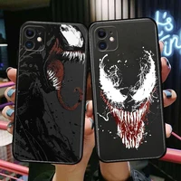 marvel venom mens style phone cases for iphone 11 pro max case 12 pro max 8 plus 7 plus 6s iphone xr x xs mini mobile cell wom
