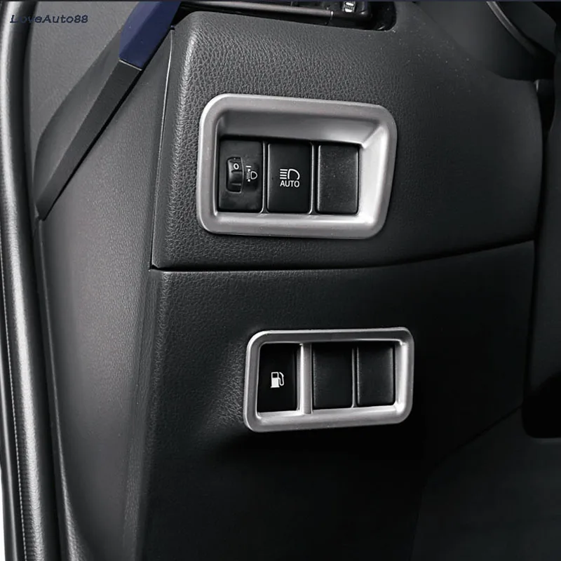 

Car Headlight Switch Adjustment Decoration Panel Sequins Cover Decorative Frame for Toyota CHR C-HR 2017 2018 2019 2020 2021