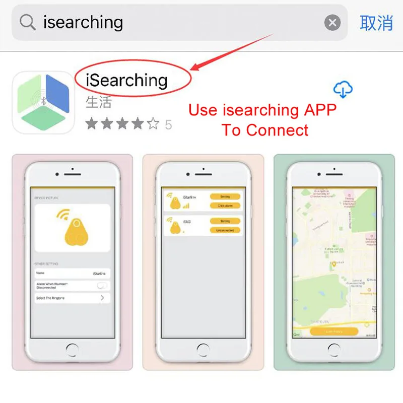 

Pets Smart Mini GPS Tracker Anti-Lost Bluetooth Tracer For Pet Dog Cat Keys Wallet Bag Kids Trackers Finder Equipment