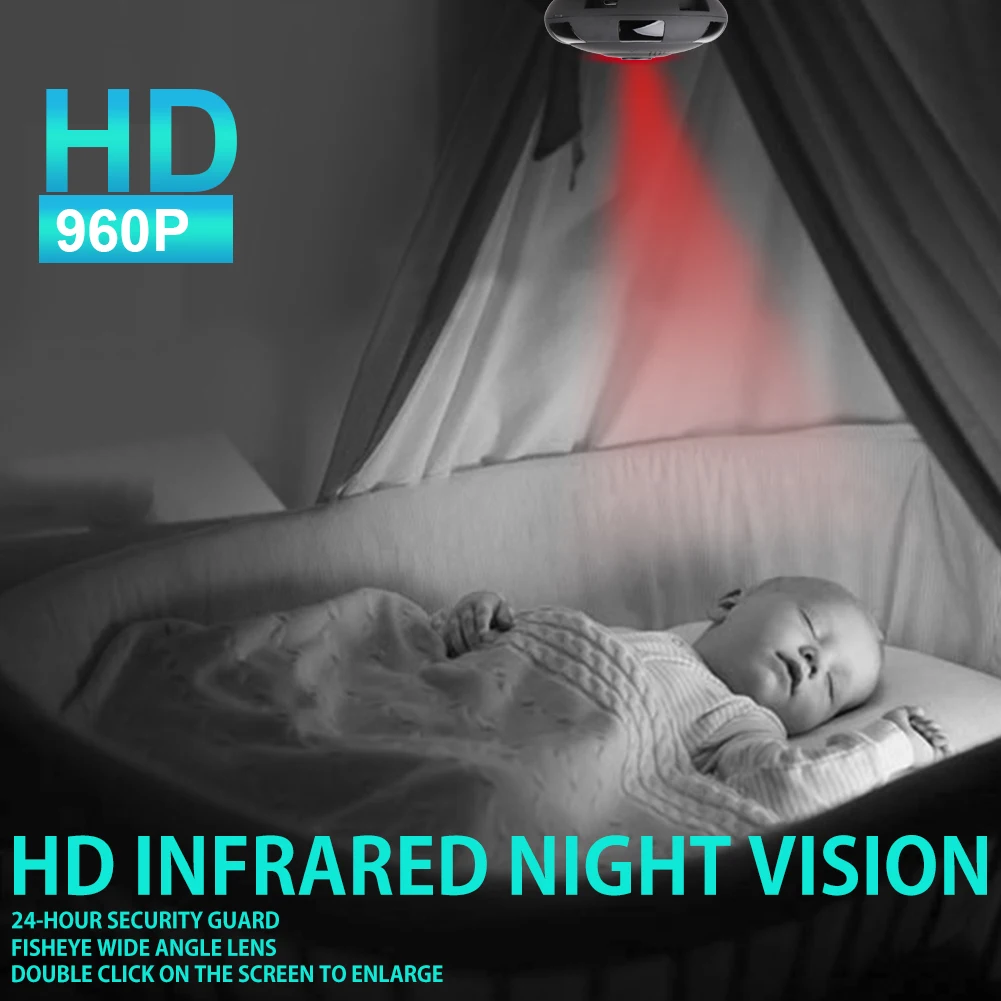 HD 960P Wi-Fi Камера Очки виртуальной реальности VR 360 ° панорамный домашней