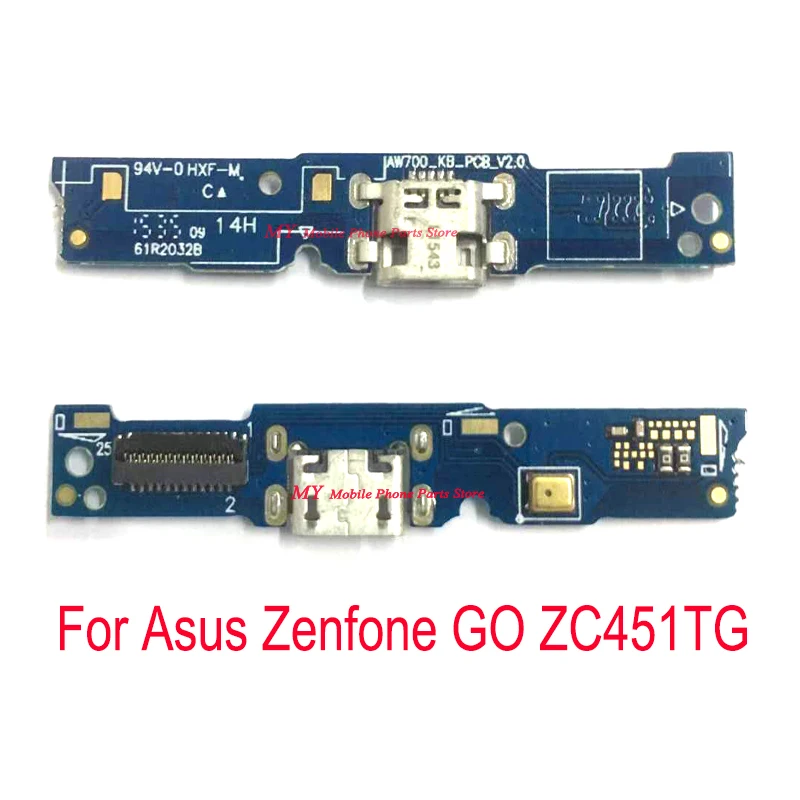 

USB Charging Port Connector Dock Microphone Board Flex Cable For Asus Zenfone Go ZC451TG 4.5 Inch USB Charger Board Connect Flex