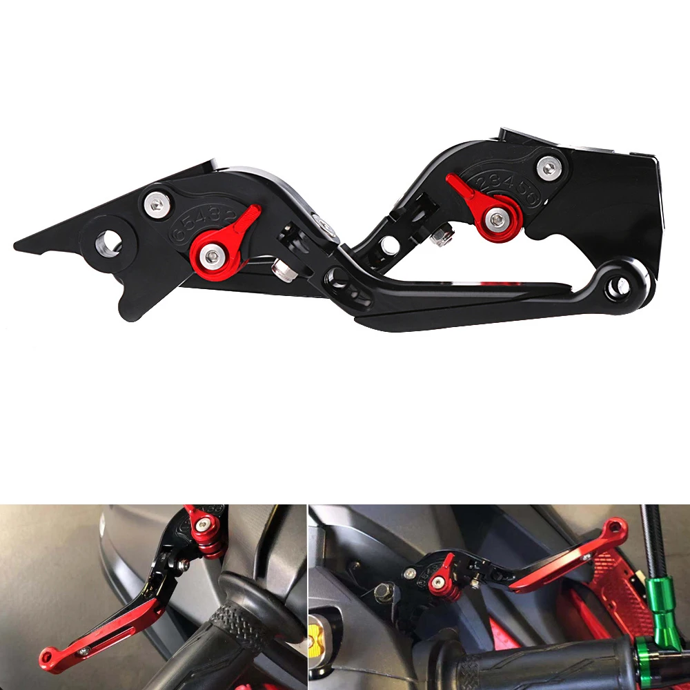 

Для Kawasaki Ninja 300 аксессуары для мотоциклов CNC алюминиевые регулируемые складные выдвижные рычаги тормозной муфты