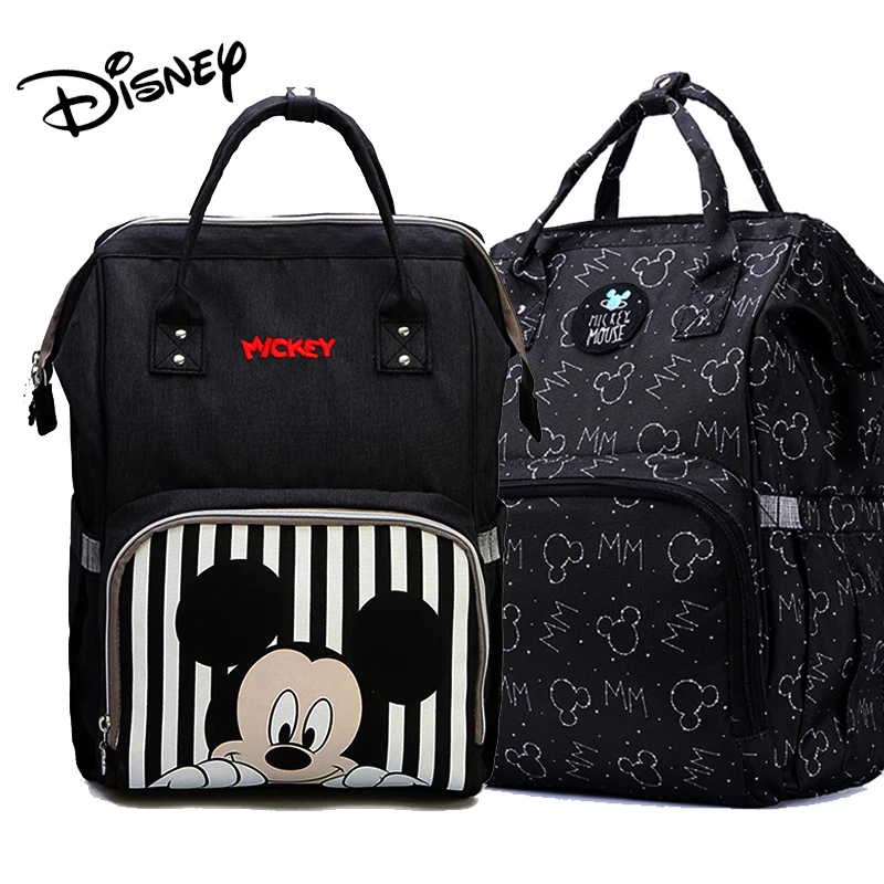 

Original Disney Diaper Bag Backpack for Mom Baby Bags Maternity for Baby Care Nappy Wet Bag Travel Stroller USB Diaper Organizer