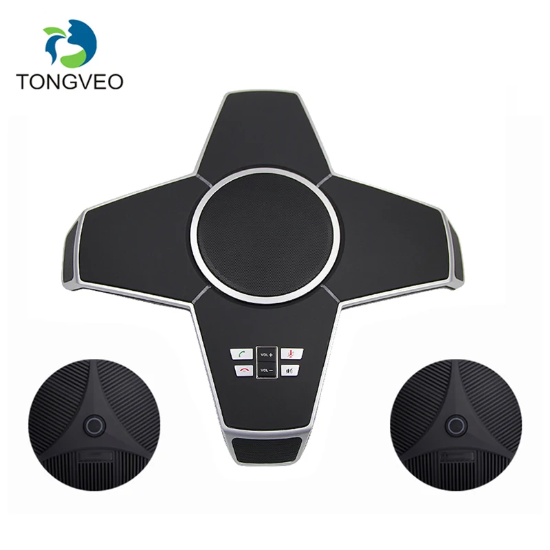 Громкоговоритель USB TONGVEO для теле/видеоконференции с 2 микрофонами расширения