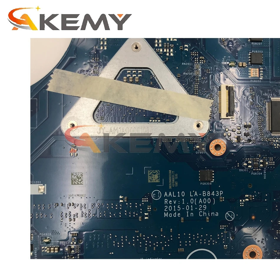 

Akemy Brand NEW I5-5200U 920M 2G For DELL inspiron 5558 5458 5758 Motherboard LA-B843P CN-01WHF7 1WHF7 Mainboard 100%Tested