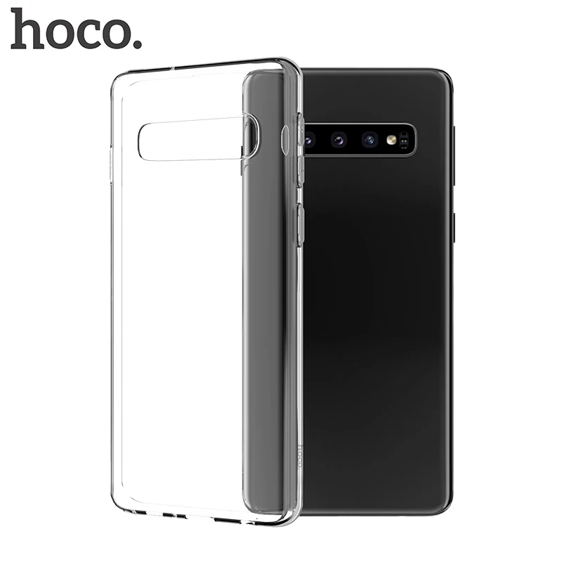 HOCO TPU чехол для samsung Galaxy S10 S10+ S10e ультра тонкий мягкий чехол для samsung Galaxy Note10 Note10 Plus Прозрачный складной