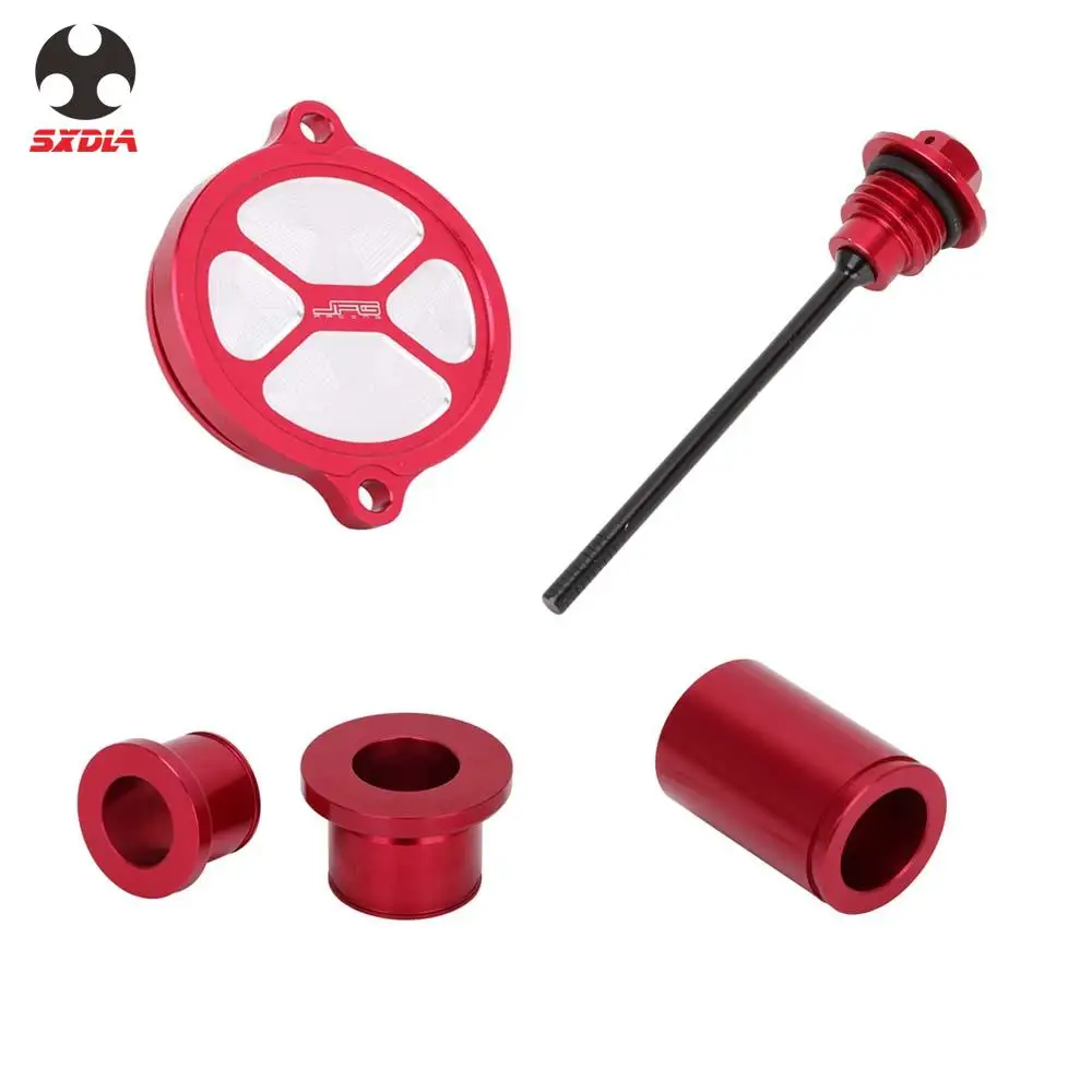 

Motorcycle CNC Front and Rear Wheel Hub Spacer Dipstick Magneto cover For Honda CRF230F 2012-2017 2019 CRF230F 2003-2009