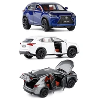 132 genuine authorization lexus nx200t toy car alloy silver car model pull back sound light car decoration toy for boys hc0026