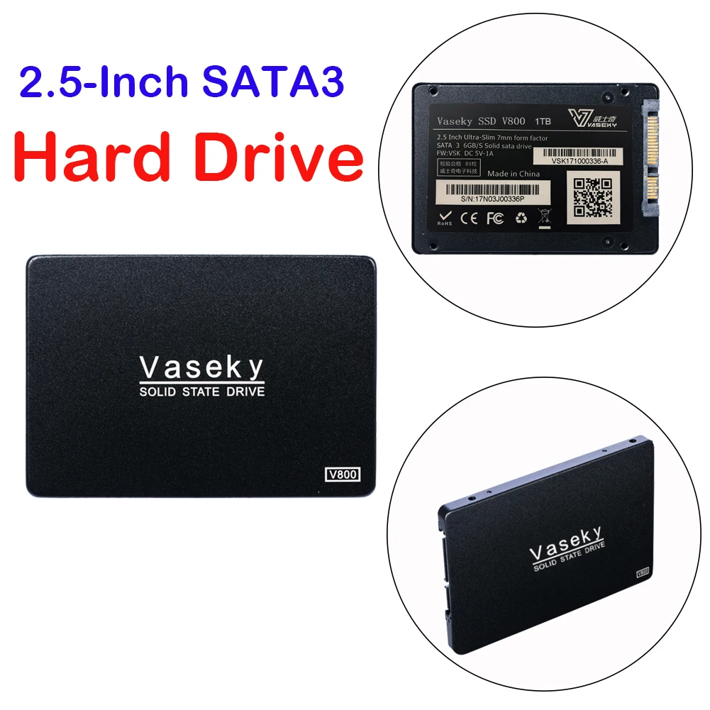 

Vaseky2.5-inchSATA3SolidStateDrive1TB6GB/SDesktopNotebookUniversalHardDrive