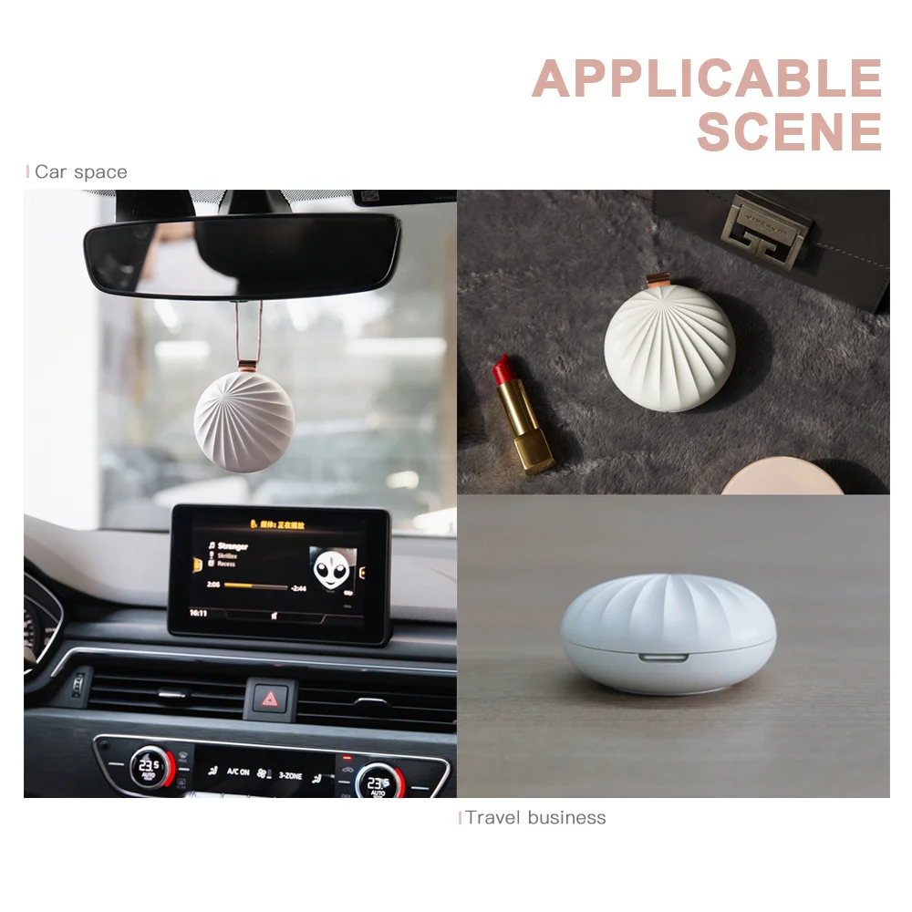 В форме ракушки USB Ароматерапия репеллент насекомых Эфирное очищающий воздух