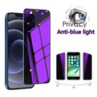 Защитное стекло с защитой от синего света для IPhone 12 11 Pro Max X XR XS Max 6 6S 7 8 Plus