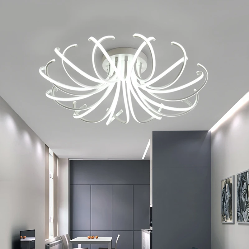 Современная искусственная потолочная лампа осветительные приборы для гостиной