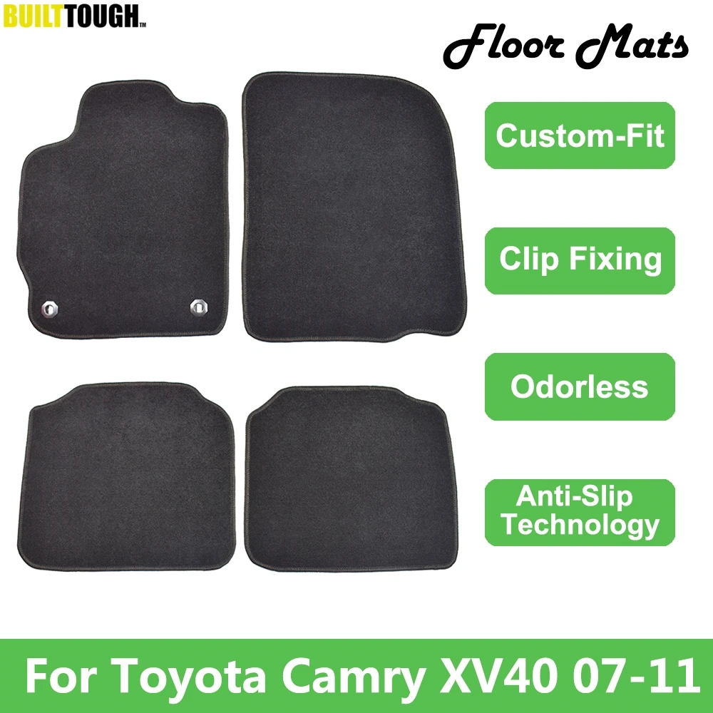 4 шт. для Toyota Camry XV40 2007 - 2011 LHD пользовательские автомобильные коврики ковров