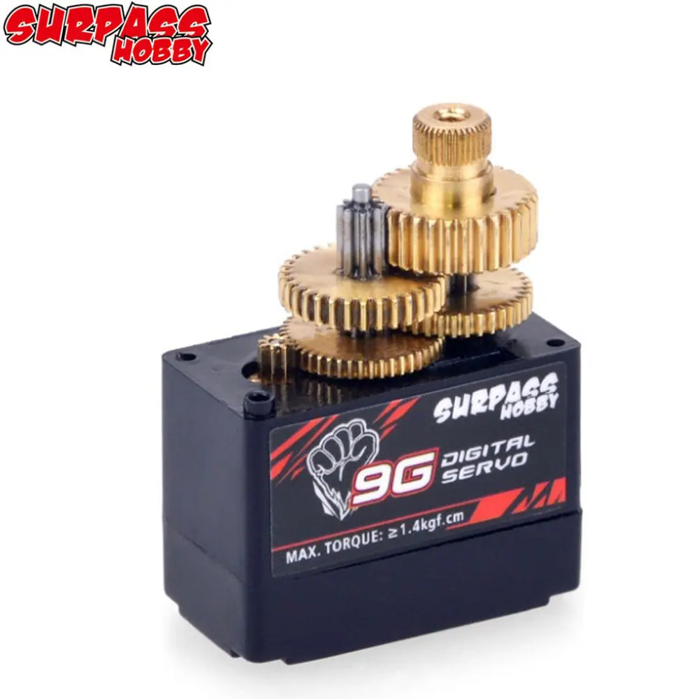 

Сервопривод SURPASS Hobby S0009M 9g, металлическая Шестерня 1,9 кг для радиоуправляемых самолетов, роботов, автомобилей, лодок, воздуховодов