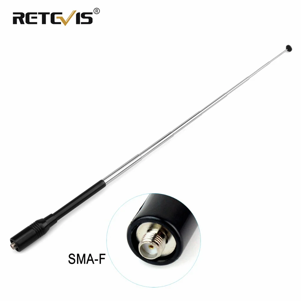 Retevis RT 773 Растяжимая рация антенна SMA F VHF UHF 144/430MHz для Baofeng UV5R 888S H777 RT5R Ailunce HD1|antenna