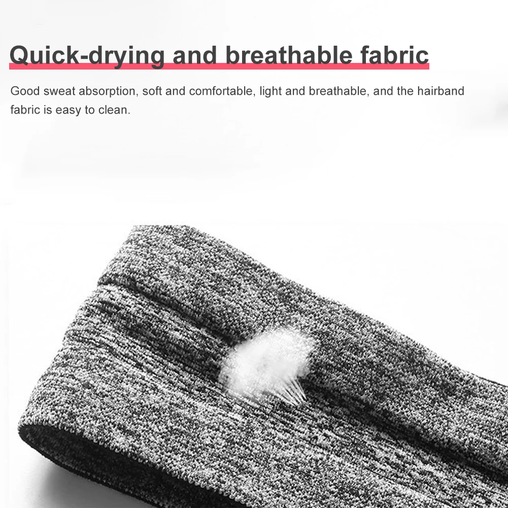 

Breathable Yoga Elastic Turban Hair Band Headband Sports Headbands Lace Elastic Sports Headbands Unisex Sport Sweat Sweatband